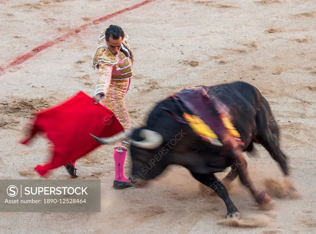 Bullfights, Festival of San Fermin, Pamplona, Navarra, Spain, Europe