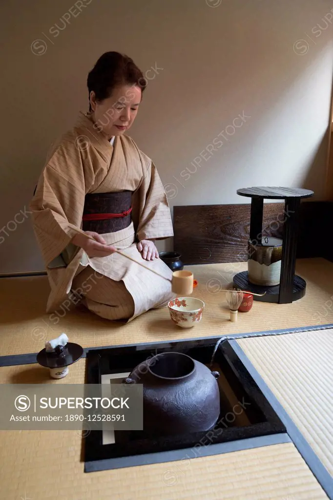 Japanese Tea Ceremony, Kyoto, Japan, Asia