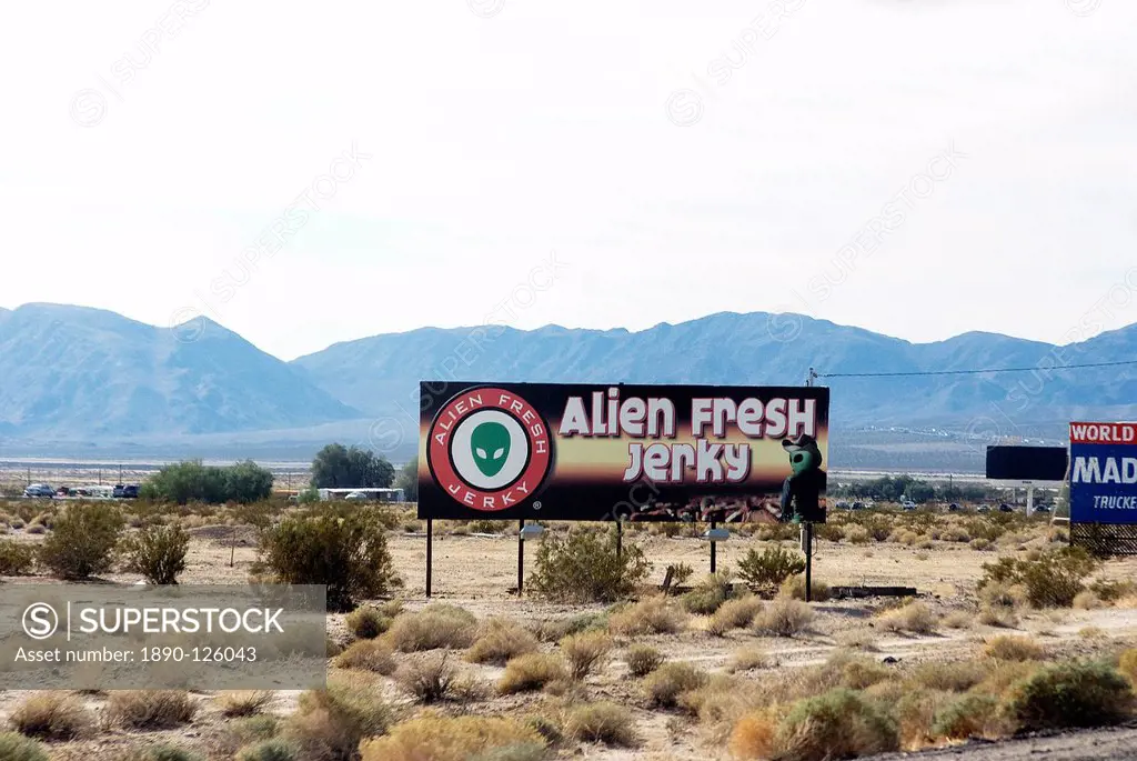 Fresh Alien Jerky, near Area 51, Baker, California, United States of America, North America
