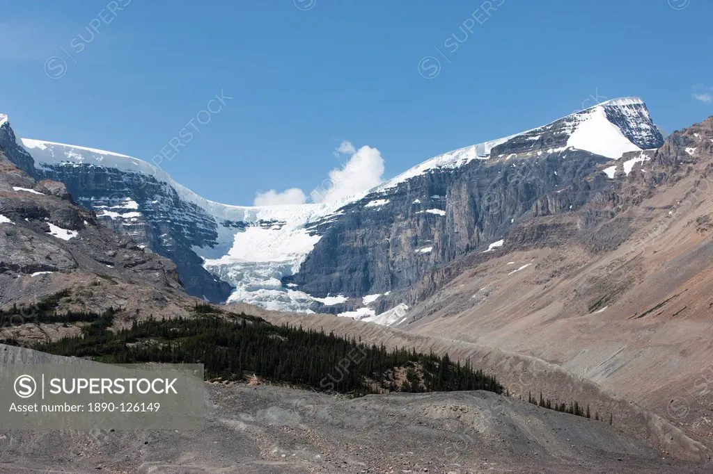 Columbia Icefield, Jasper National Park, UNESCO World Heritage Site, Alberta, Rocky Mountains, Canada, North America