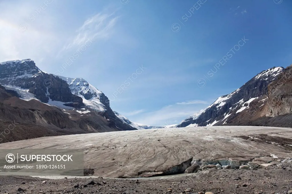 Athabasca Glacier, Columbia Icefield, Jasper National Park, UNESCO World Heritage Site, Alberta, Rocky Mountains, Canada, North America