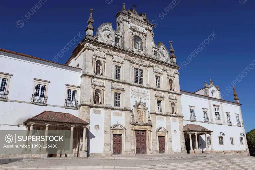 The Mannerist Nossa Senhora da Conceiecao Church, a seminary and cathedral Se in Santarem, Ribatejo, Portugal, Europe