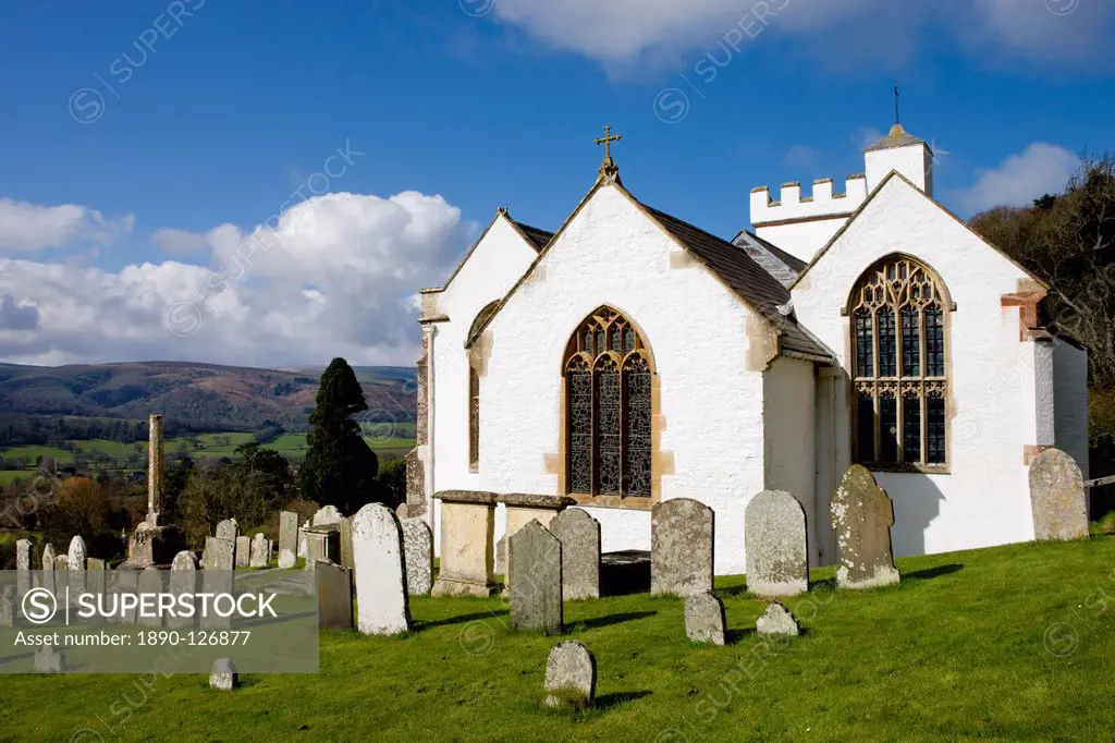 Selworthy Church, Exmoor National Park, Somerset, England, United Kingdom, Europe
