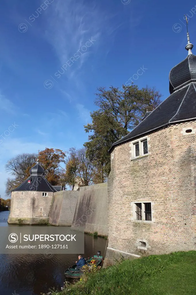 Fortified Spanish Gate Spanjaardsgat, Spanish troops entry point to the city in 1624, Breda, Noord_Brabant, Netherlands, Europe