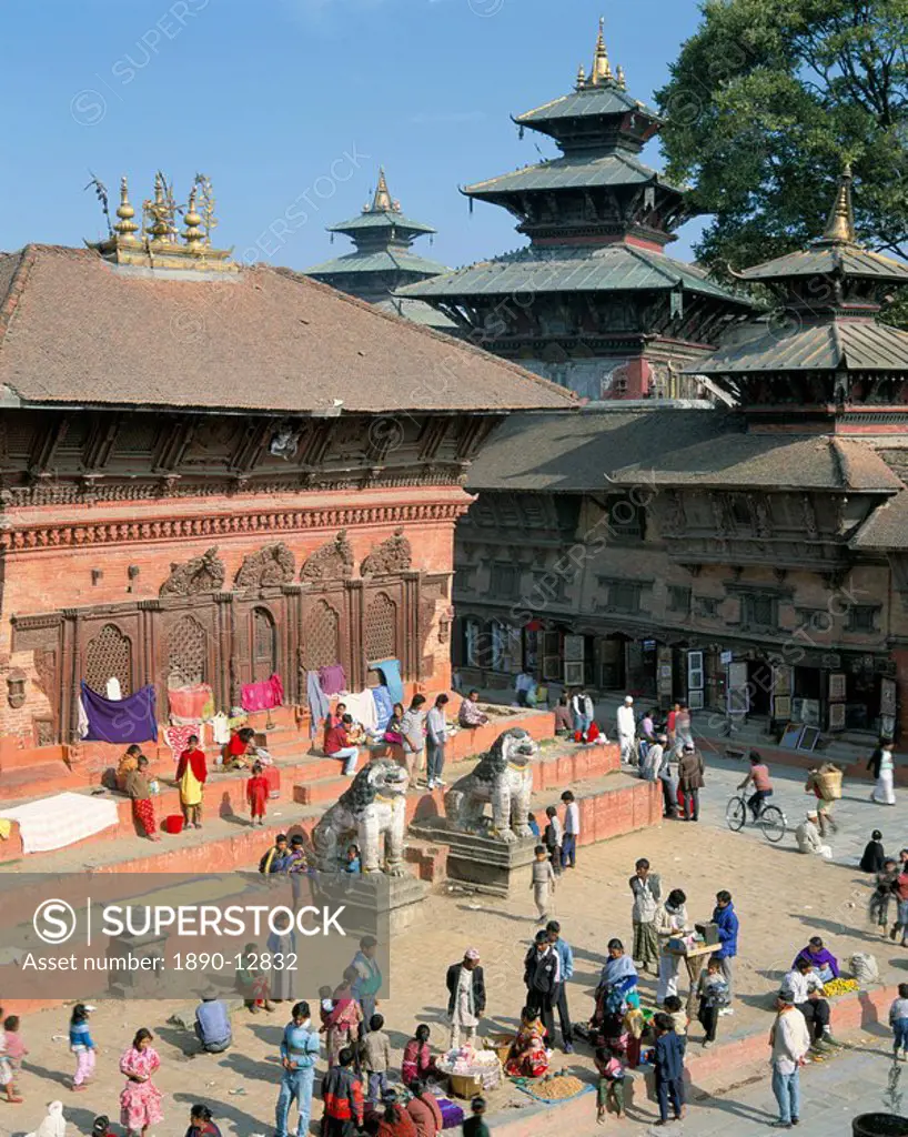 Shiva_Parvati Temple, Durbar Square, Kathmandu, Nepal, Asia