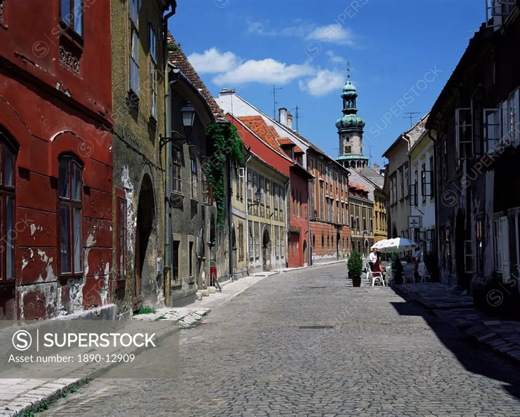 Ujutca Street, Sopron, Hungary, Europe