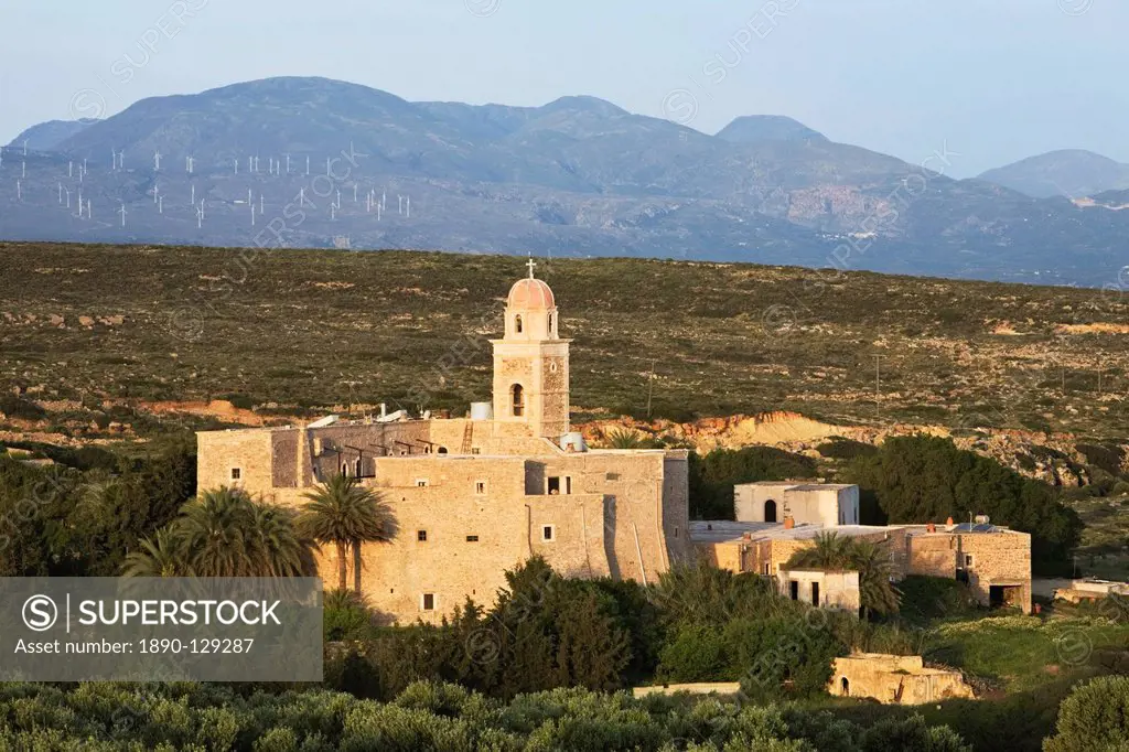 Toplou Monastery, Toplou, near Sitia, Lasithi region, Crete, Greek Islands, Greece, Europe