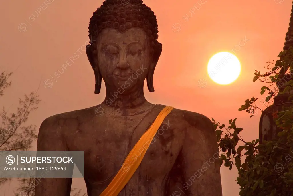 Wat Mahathat, Sukhothai Historical Park, UNESCO World Heritage Site, Sukhothai Province, Thailand, Southeast Asia, Asia