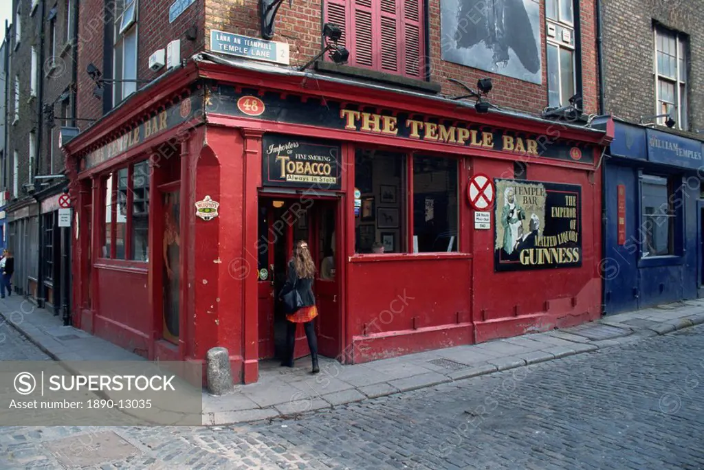 The Temple Bar, Dublin, County Dublin, Republic of Ireland, Europe