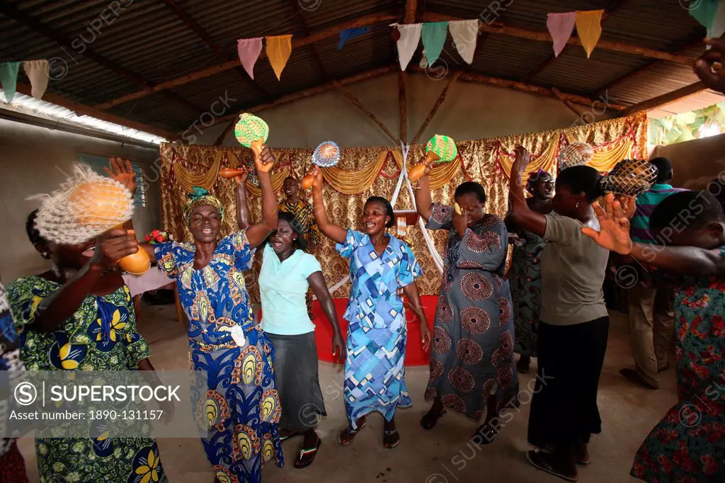 Evangelical church, Lome, Togo, West Africa, Africa