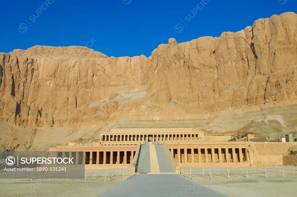 Temple of Hatshepsut, Deir el Bahari, Thebes, UNESCO World Heritage Site, Egypt, North Africa, Africa