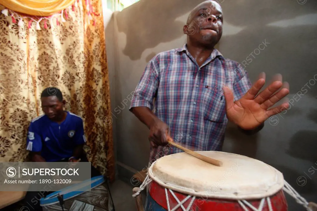 Evangelical church musicians, Lome, Togo, West Africa, Africa