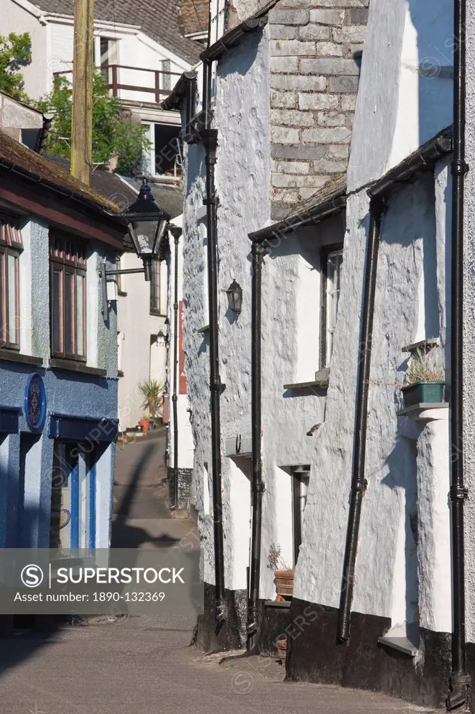Back streets in Looe, Cornwall, England, United Kingdom, Europe
