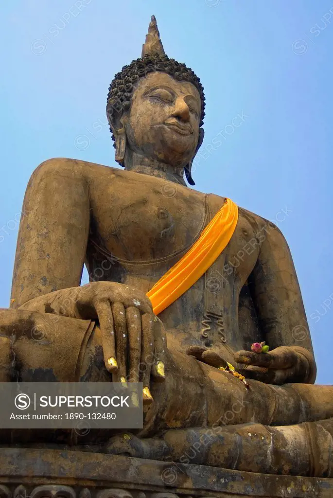 Wat Mahathat, Sukhothai Historical Park, UNESCO World Heritage Site, Sukhothai Province, Thailand, Southeast Asia, Asia