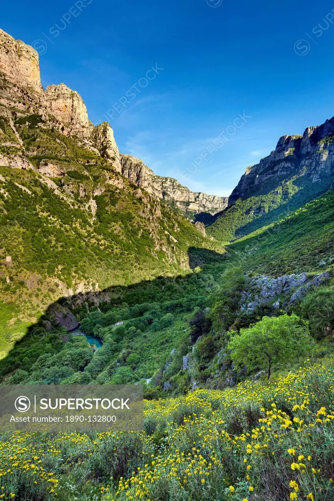 The Vikos Gorge and Voidomatis Springs, Epirus, Greece, Europe
