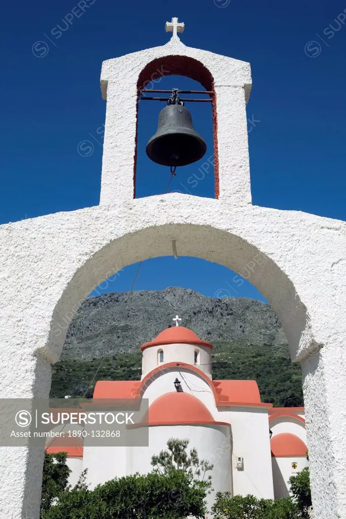 Greek Orthodox chapel, Orino, Lasithi region, Crete, Greek Islands, Greece, Europe