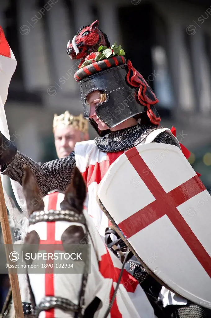St. George´s Day Celebrations in 2010, London, England, United Kingdom, Europe