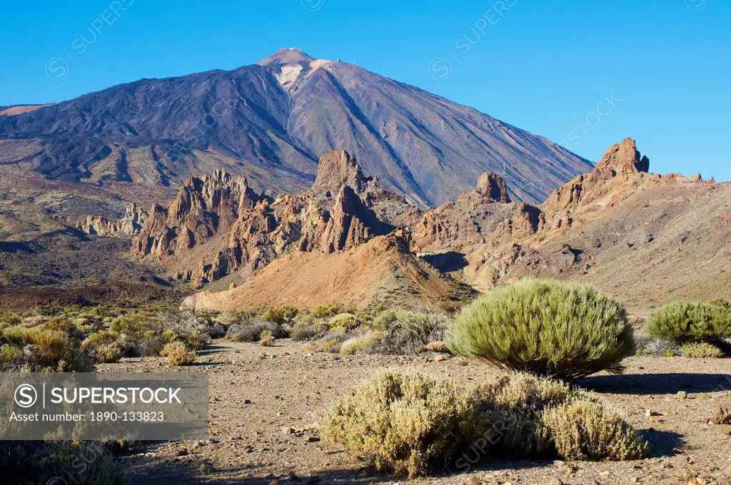 Mount Teide, Teide National Park, UNESCO World Heritage Site, Tenerife, Canary Islands, Spain, Europe