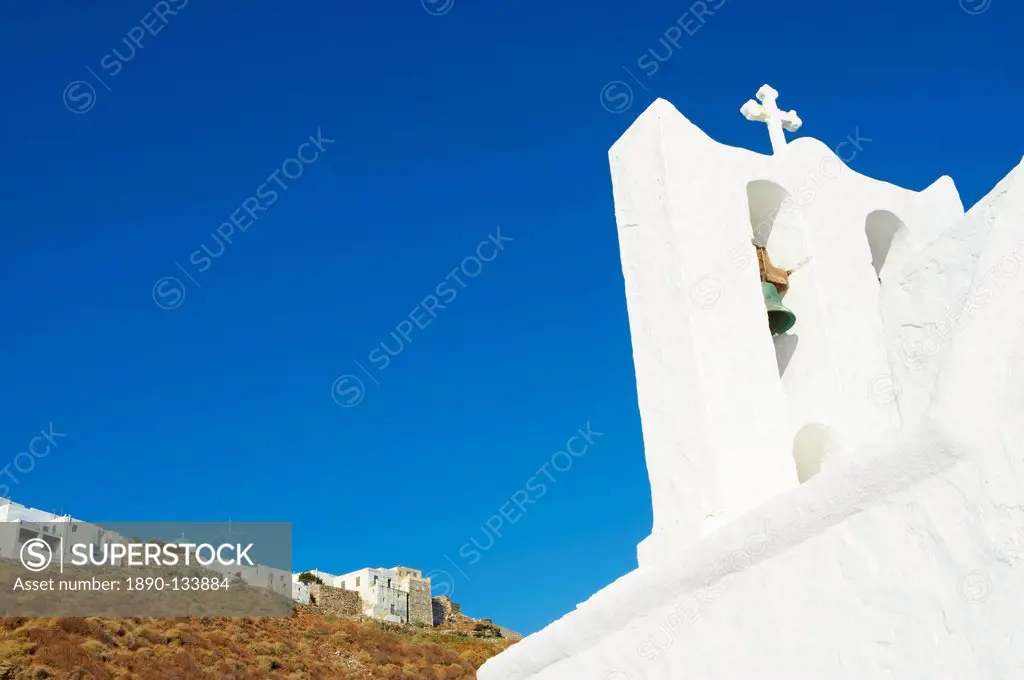 The church of Seven Martyrs, Kastro village, Sifnos, Cyclades Islands, Greek Islands, Greece, Europe