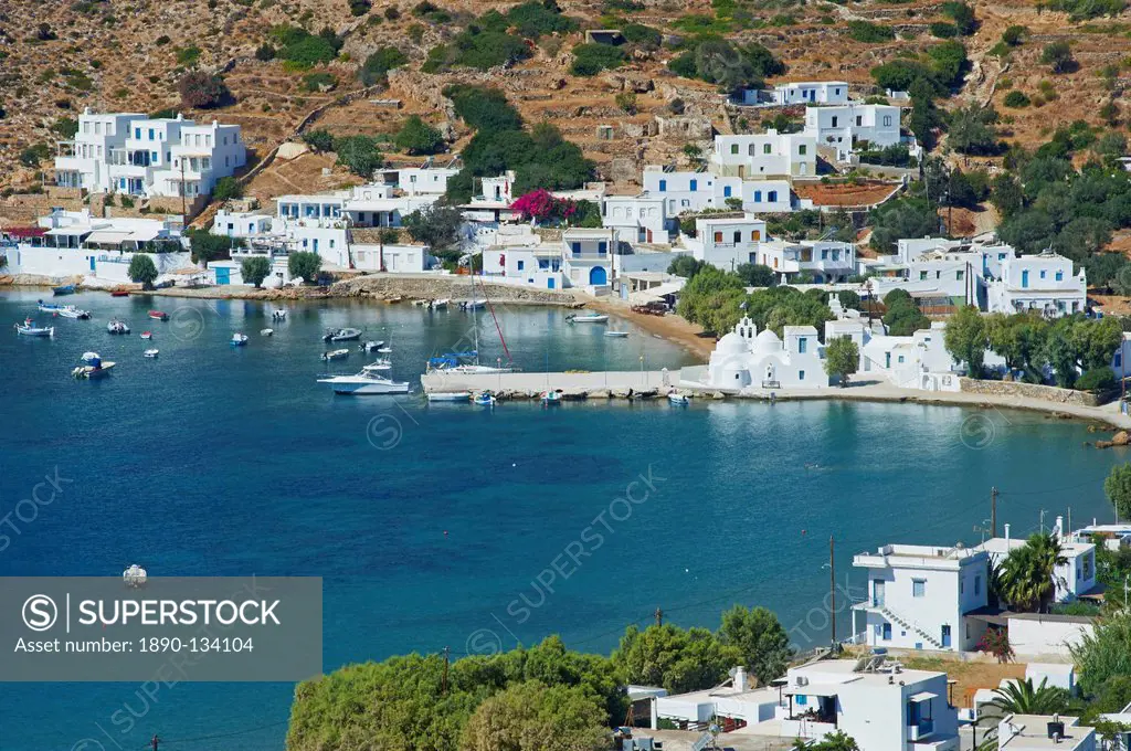 Monastery of Taxiarques, Vathi, Sifnos, Cyclades Islands, Greek Islands, Aegean Sea, Greece, Europe