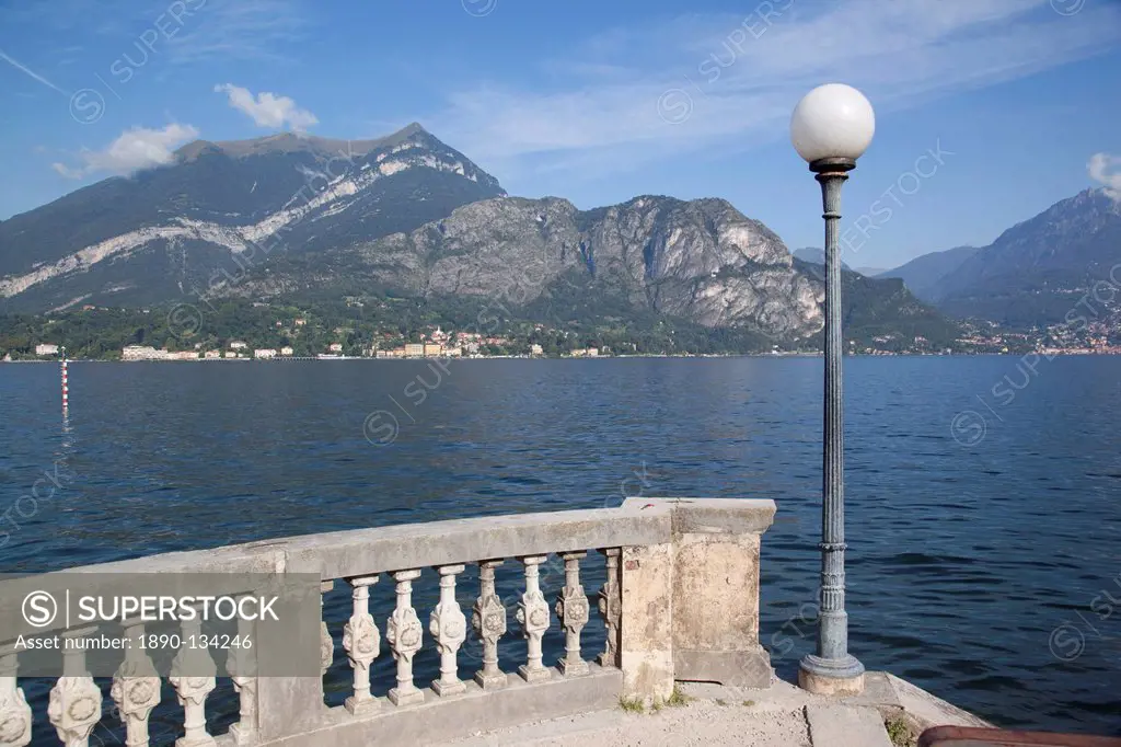 View of lake looking towards Cadenabbia, Bellagio, Lake Como, Lombardy, Italian Lakes, Italy, Europe