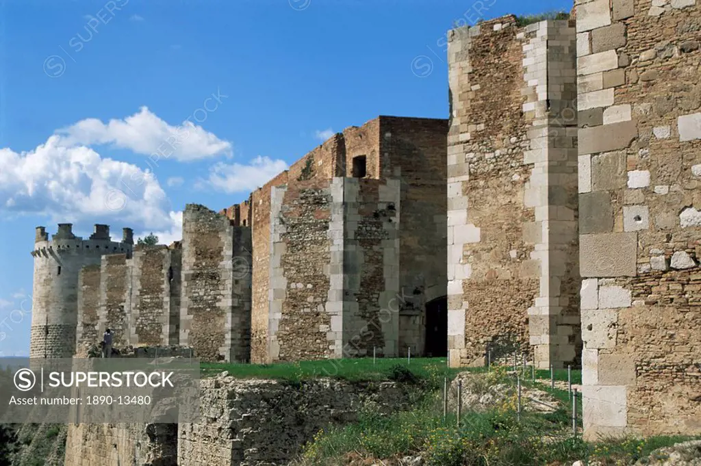 The 13th century castle, built by Frederick II and enlarged by Charles I, Lucera, Puglia, Italy, Europe