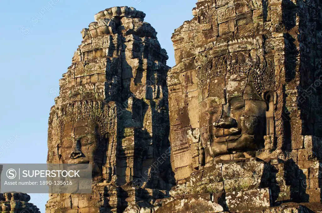 Bayon temple, dating from the 13th century, Angkor, UNESCO World Heritage Site, Siem Reap, Cambodia, Indochina, Southeast Asia, Asia