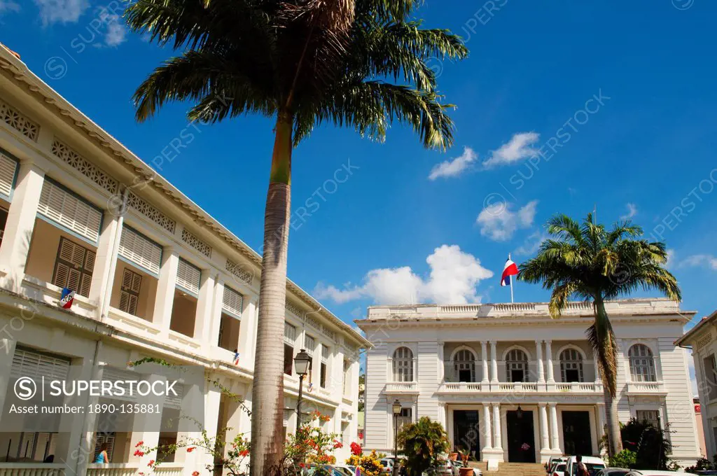 City hall, Fort_de_France, Martinique, French Overseas Department, Windward Islands, West Indies, Caribbean, Central America
