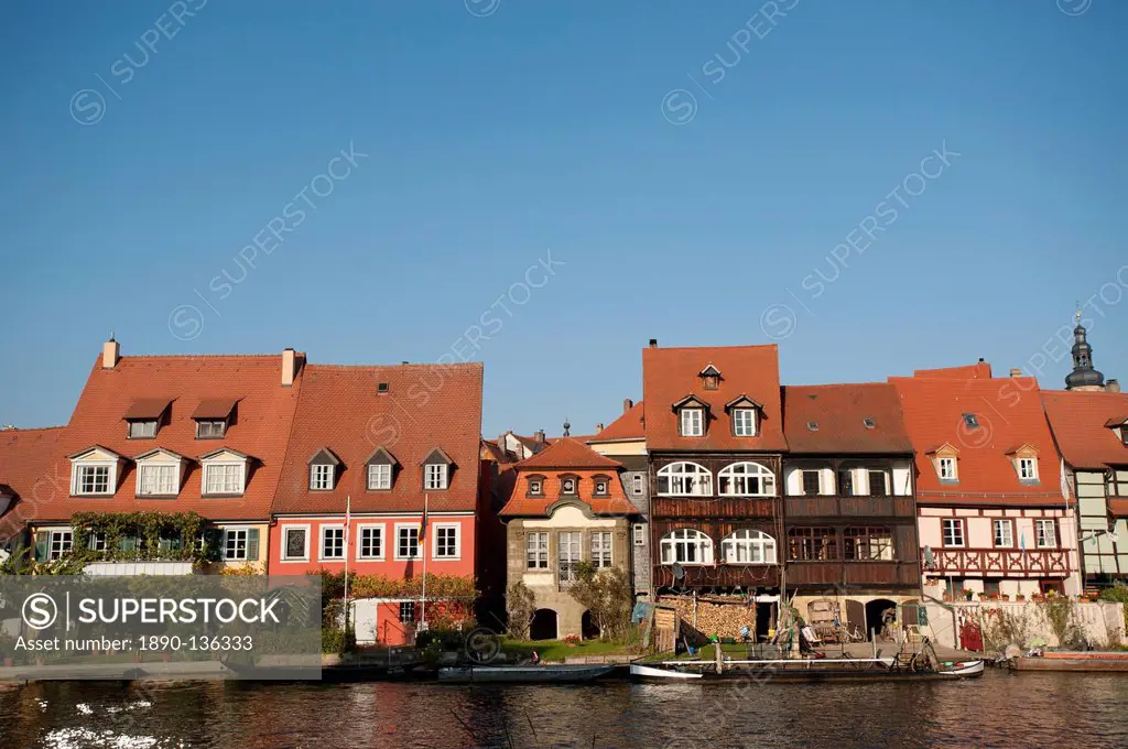 Klein_Venedig Little Venice, Bamberg, UNESCO World Heritage Site, Bavaria, Germany, Europe