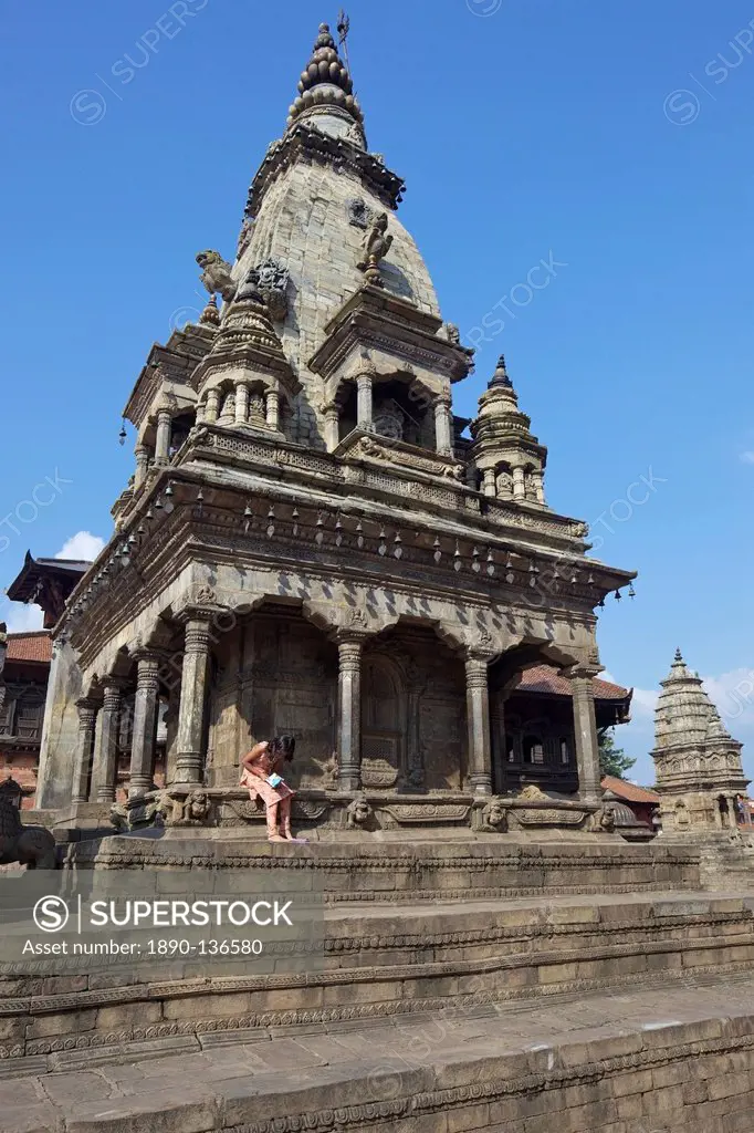 Vatsala Durga Temple, Durbar Square, Bhaktapur, UNESCO World Heritage site, Kathmandu Valley, Nepal, Asia