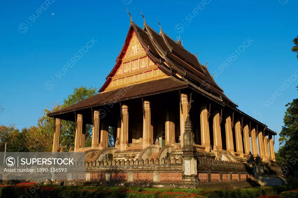 Haw Pha Kaeo Temple dating from 1565, now National Museum of Religious Art, Vientiane, Laos, Indochina, Southeast Asia, Asia