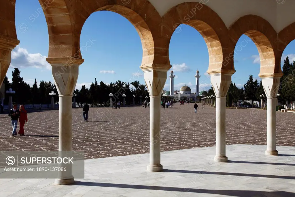 Mausoleum of Habib Bourguiba, Monastir, Tunisia, North Africa, Africa