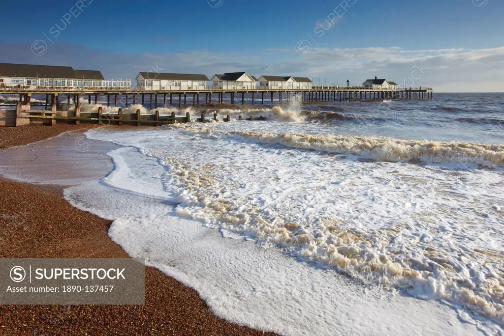 A winter morning at Southwold, Suffolk, England, United Kingdom, Europe