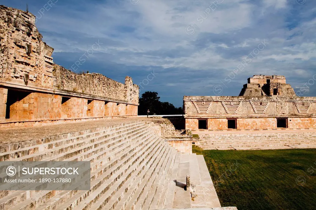 Nunnery Quadrangle, Uxmal, UNESCO World Heritage Site, Yucatan, Mexico, North America