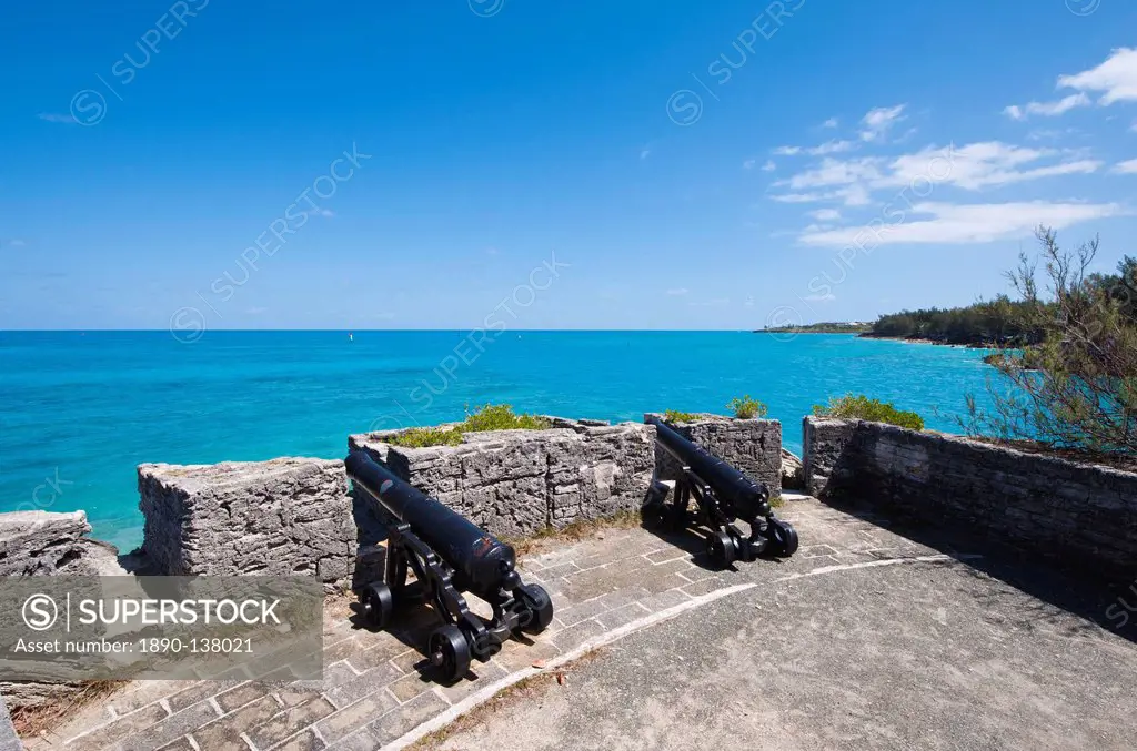 Gate´s Fort Park and fort, Bermuda, Central America