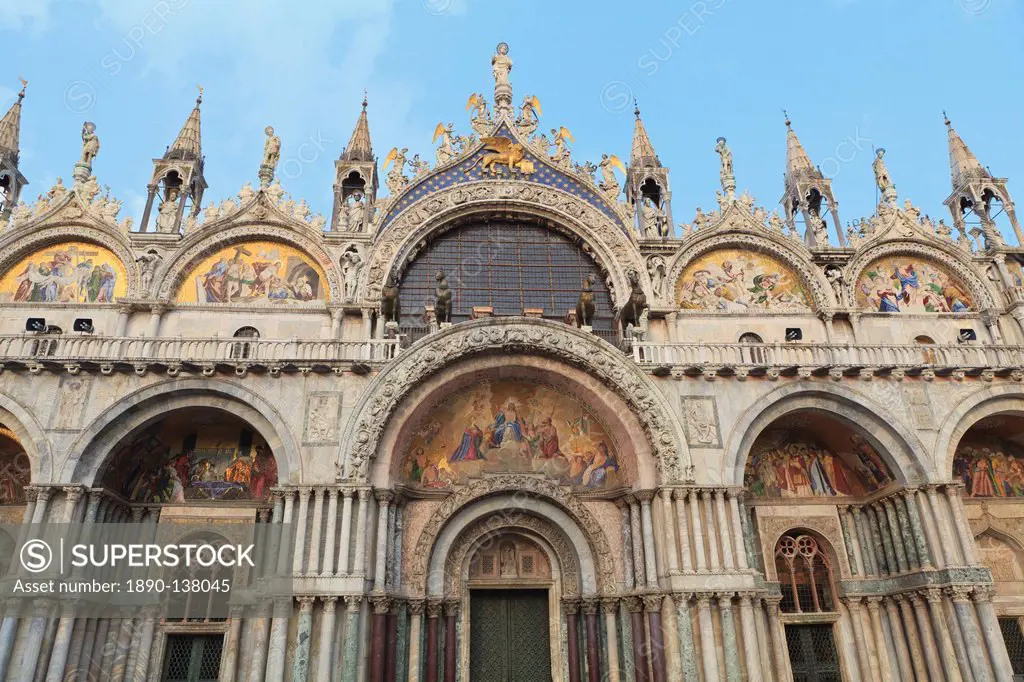 St. Mark´s Basilica, Venice, UNESCO World Heritage Site, Veneto, Italy, Europe