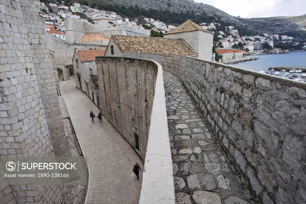 Old Town Battlements, Dubrovnik, Croatia, Europe