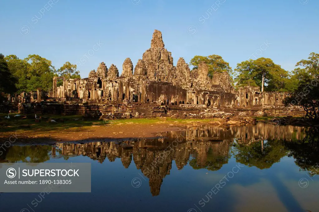 Bayon Temple, dating from the 13th century, Angkor, UNESCO World Heritage Site, Siem Reap, Cambodia, Indochina, Southeast Asia, Asia