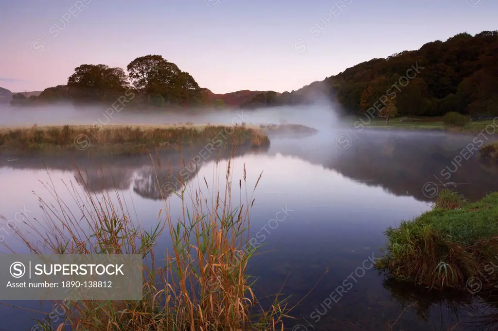 Lake District scene near Elterwater, Lake District National Park, Cumbria, England, United Kingdom, Europe