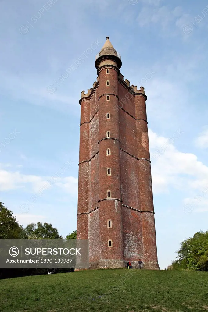 King Alfred´s Tower, Stourhead, Wiltshire, England, United Kingdom, Europe