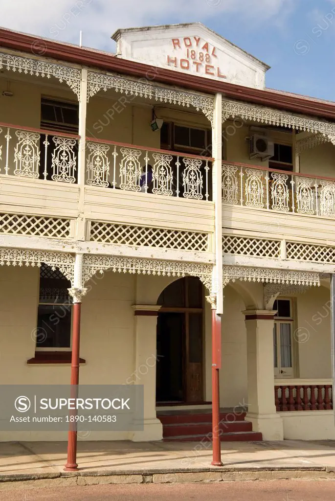 Luxury hotel dating from gold rush of 1880s, Charters Towers, Queensland, Australia, Pacific