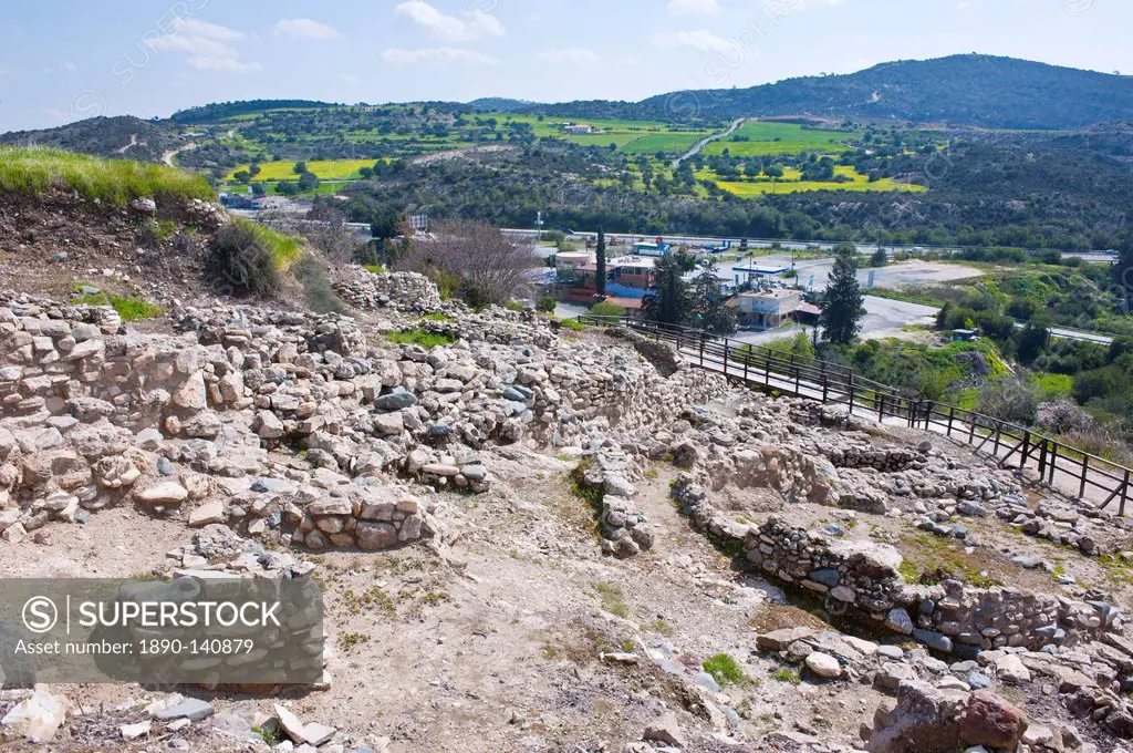 Neolithic excavations of Choirokoitia, UNESCO World Heritage Site, Cyprus, Europe