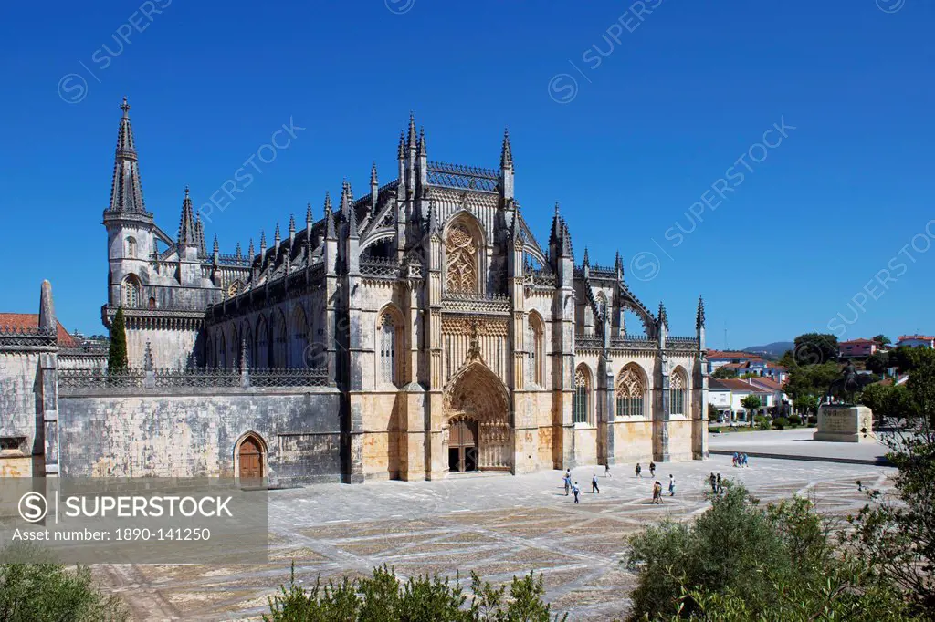 Santa Maria da Vitoria Monastery, UNESCO World Heritage Site, Batalha, Portugal, Europe