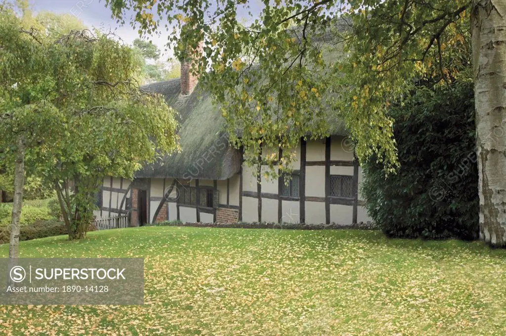 Anne Hathaway´s cottage William Shakespeare´s wife, Shottery, Stratford upon Avon, Warwickshire, Midlands, England, United Kingdom, Europe