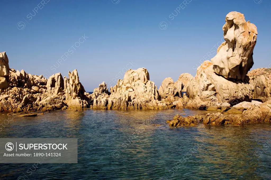 The island of Razzoli, Maddalena Islands, La Maddalena National Park, Sardinia, Italy, Mediterranean, Europe