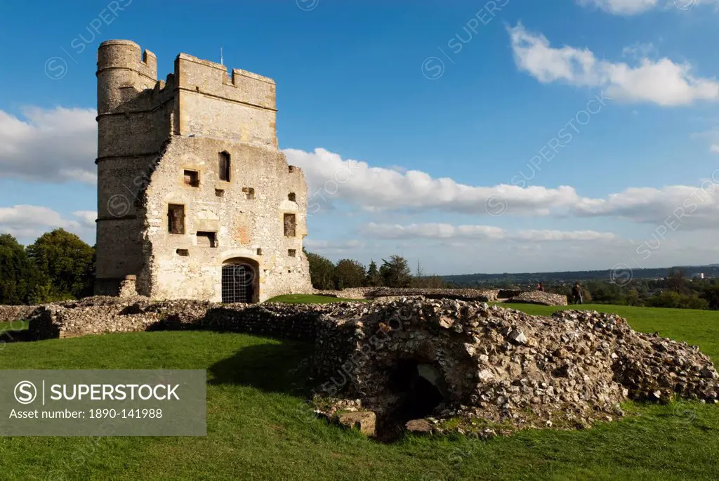 Ruins of Donnington Castle, Newbury, Berkshire, England