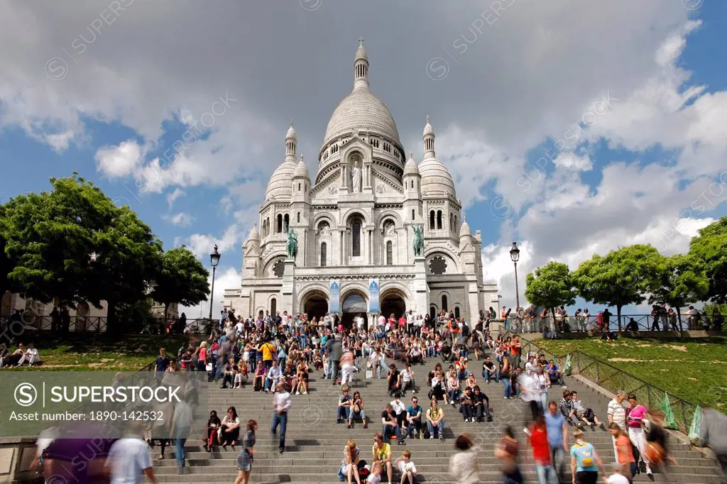 Basilique du Sacre Coeur, Montmartre, Paris, France, Europe