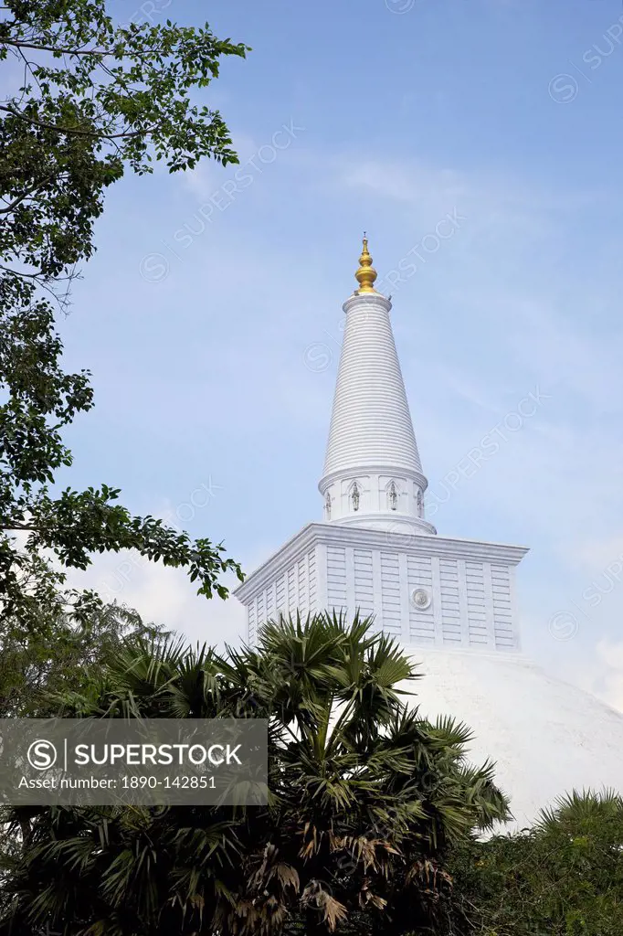 Ruwanweliseya, Maha Thupa, or Great Stupa, Unesco World Heritage Site, Anuradhapura, Sri Lanka, Asia