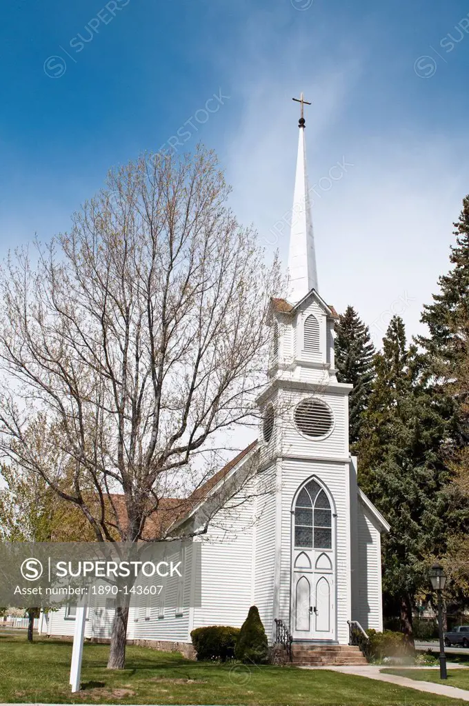 Historic St. Peter´s Episcopal Church, Carson City, Nevada, United States of America, North America