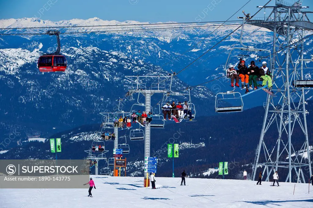 Whistler Blackcomb Ski Resort, Whistler, British Columbia, Canada, North America